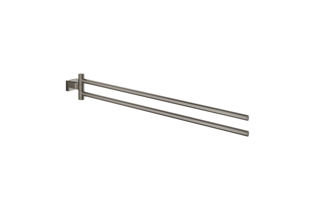 Держатель для полотенца GROHE Essentials Cube, темный графит матовый (40624AL1)