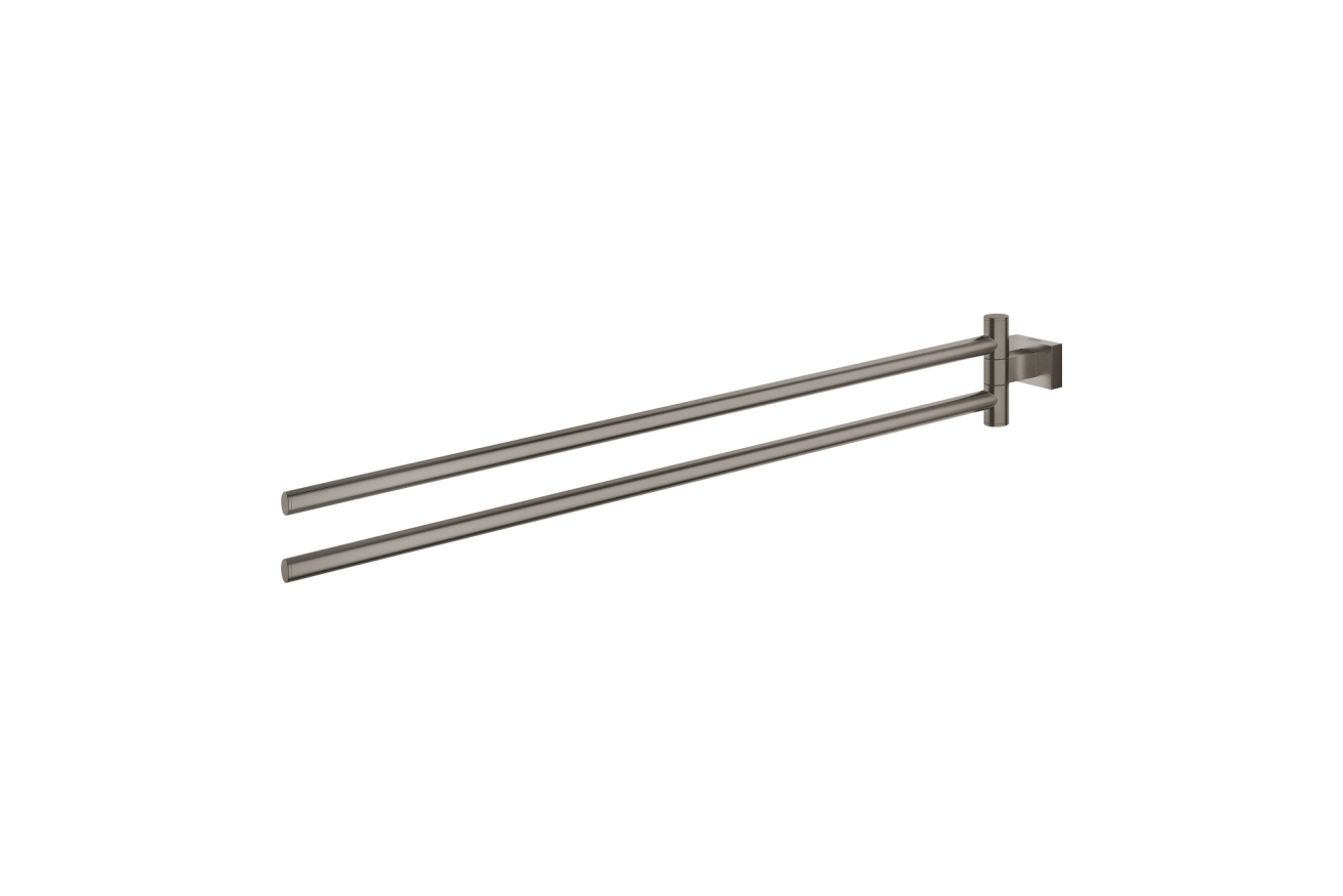 Держатель для полотенца GROHE Essentials Cube, темный графит матовый (40624AL1)