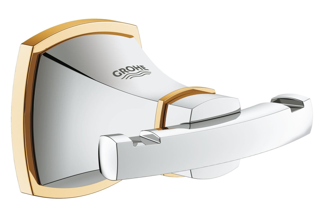 Крючок для халата GROHE Grandera, хром/золото (40631IG0)