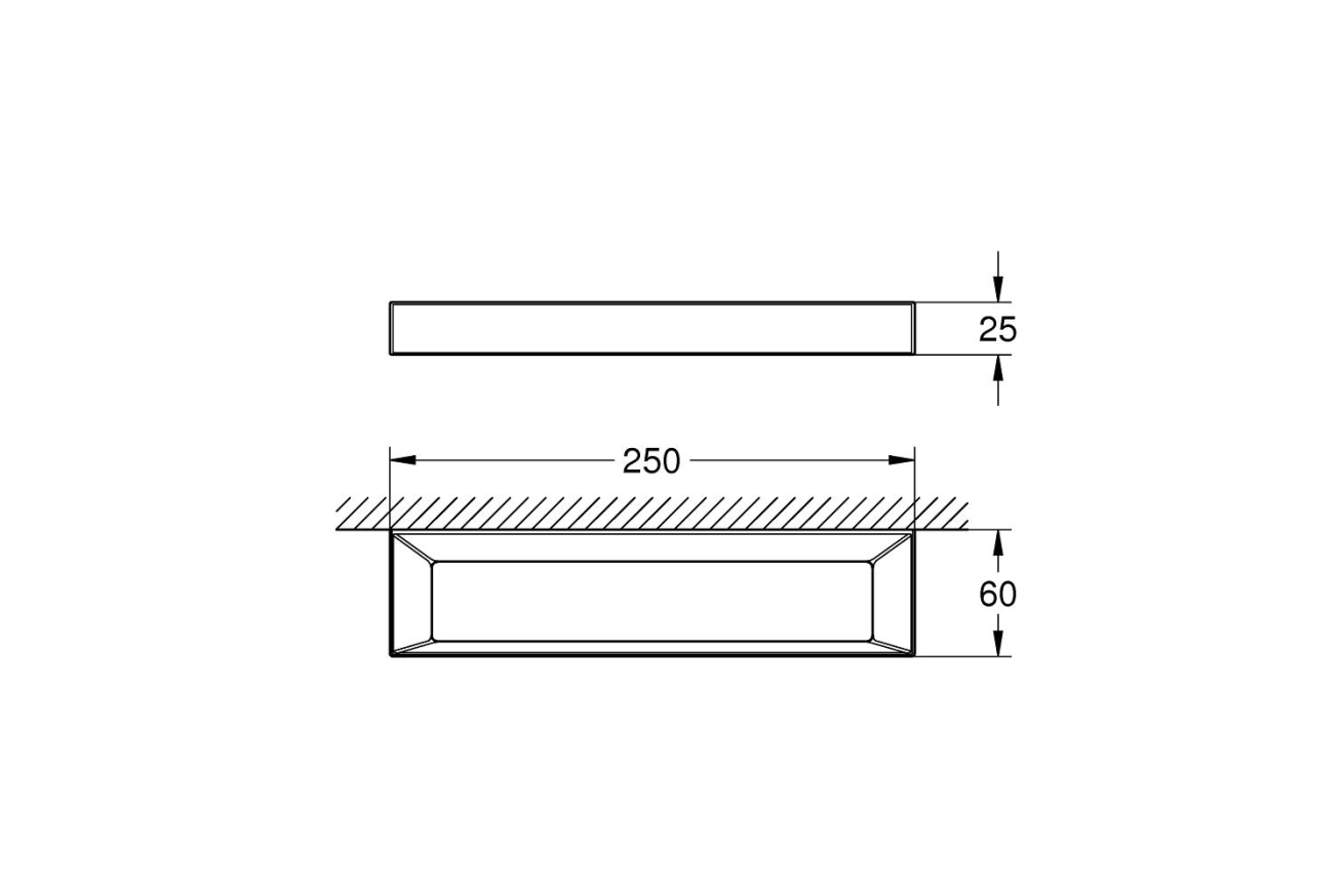 Кольцо для полотенца GROHE Selection Cube, хром (40766000)