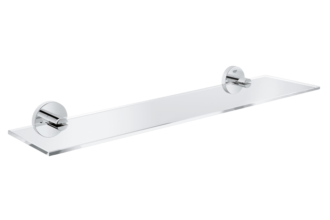 Стеклянная полочка, GROHE Essentials New, хром, (40799001)