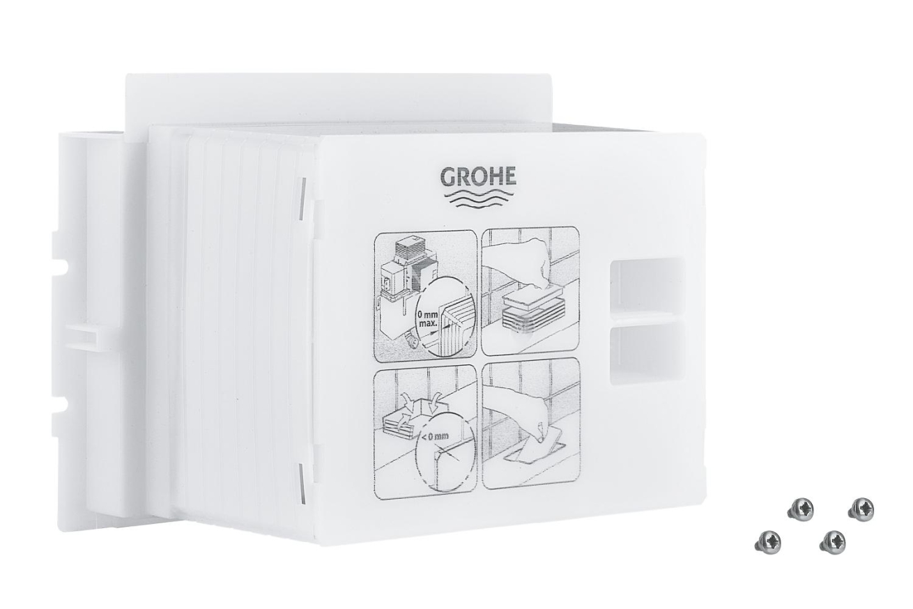Ревизионный короб GROHE для крепления малых панелей смыва, хром (40950000)