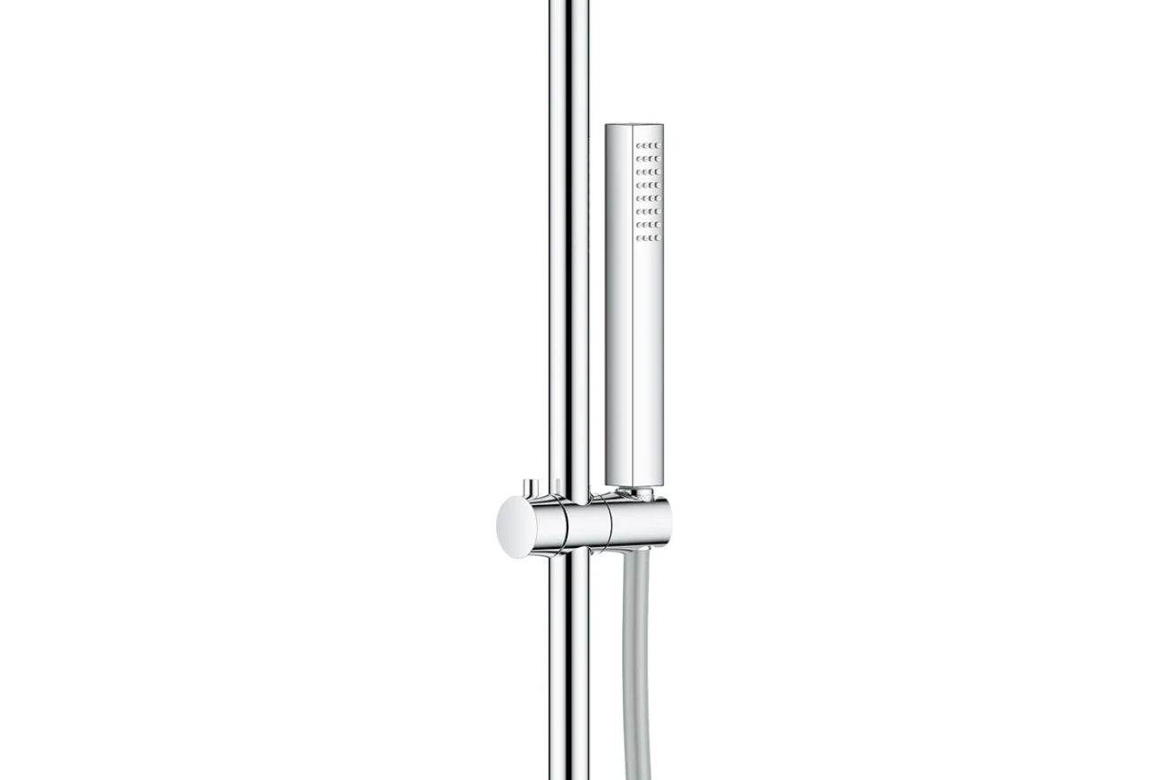 Душевая система GROHE Euphoria SmartControl System 310 Cube Duo с термостатом для душа, белая луна (26508LS0)