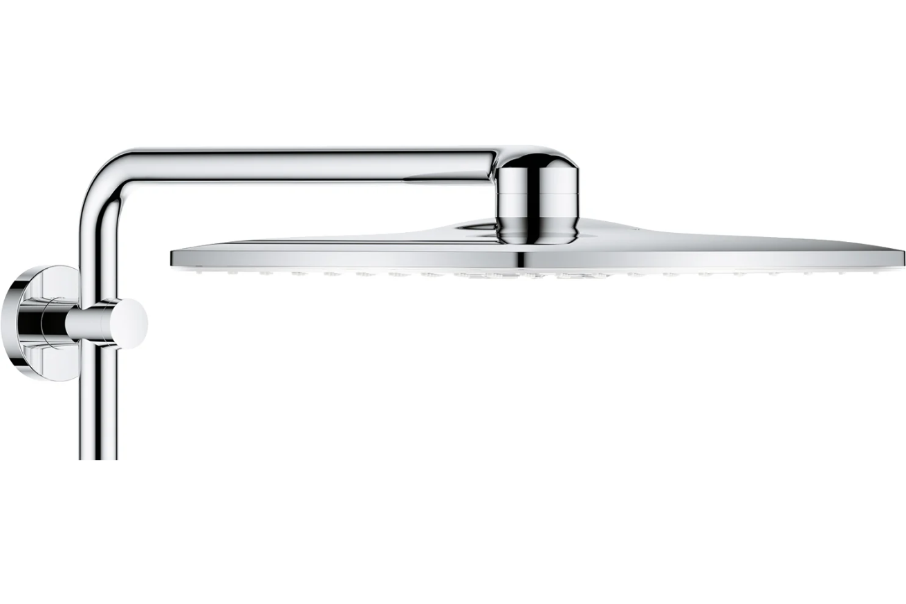 Душевая система GROHE Euphoria SmartControl System 310 Cube Duo с термостатом для душа, белая луна (26508LS0)