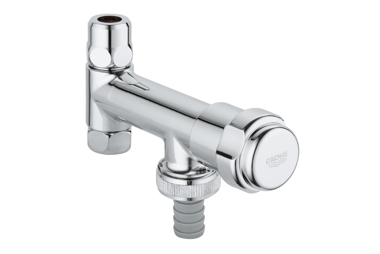 Вентиль угловой для подключения GROHE 3/8 дюйма, хром (41030000)