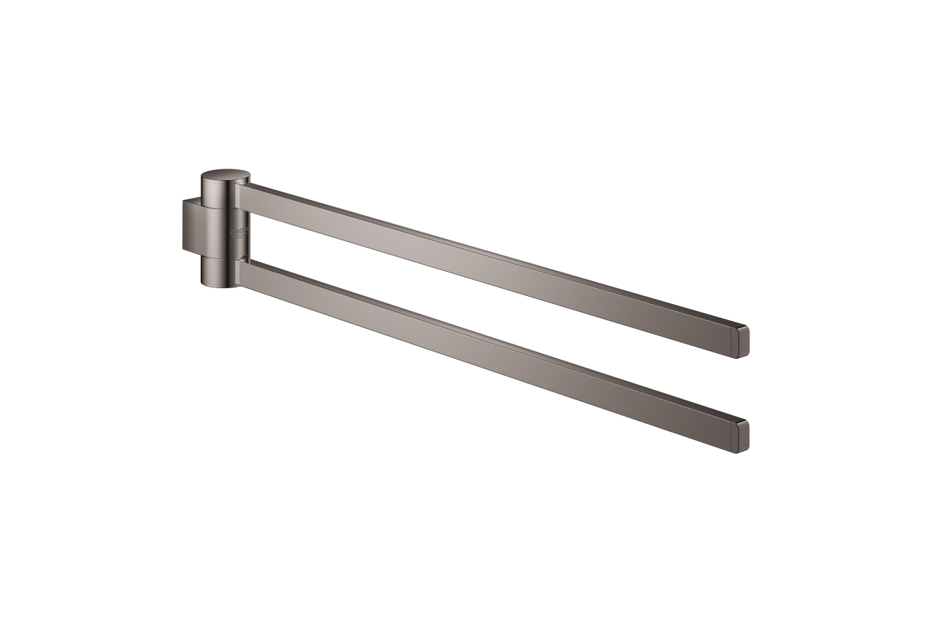 Держатель для полотенца GROHE Selection, двойной, поворотный, темный графит глянец (41063A00)