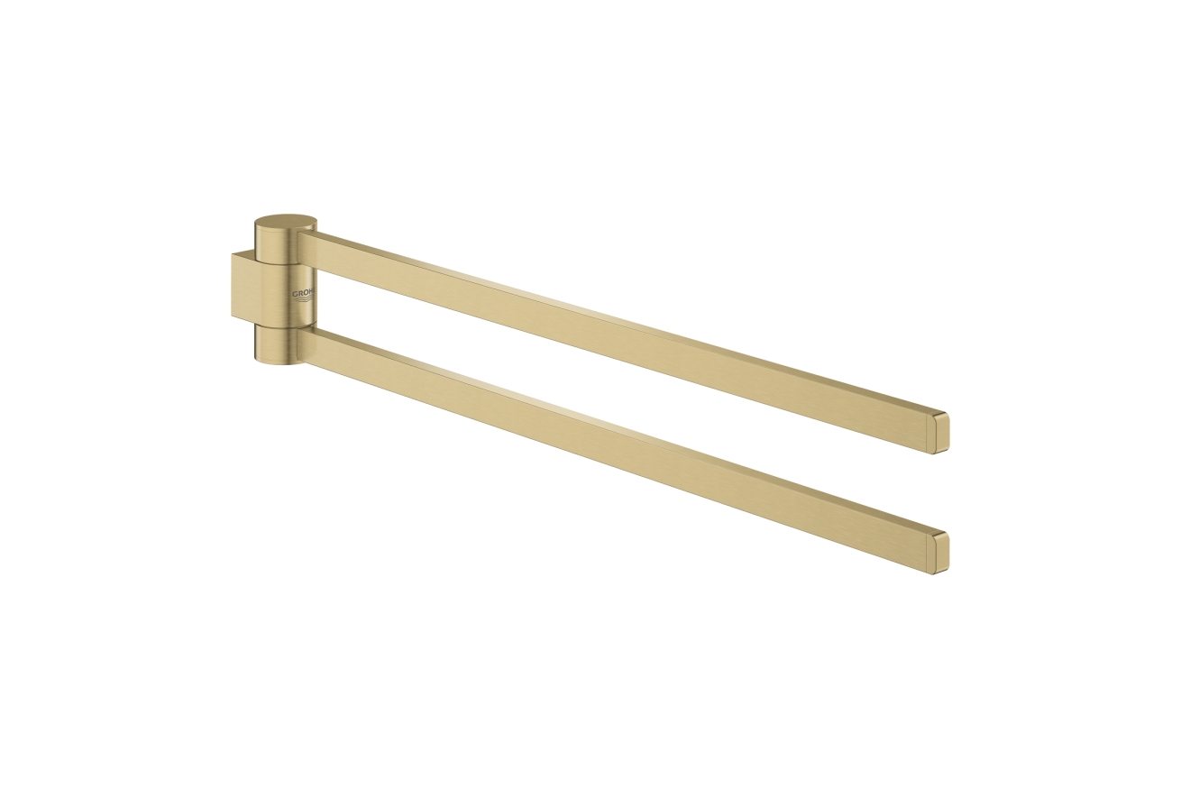Держатель для полотенца GROHE Selection, двойной, поворотный, холодный рассвет матовый (41063GN0)