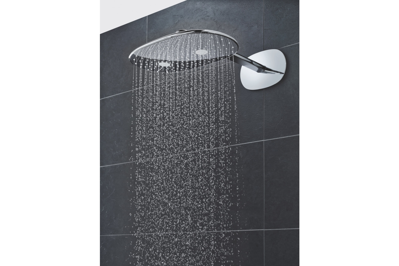 Верхний душ GROHE Rainshower 360 MONO с душевым кронштейном, 1 режим, 450 мм, хром (26450000)