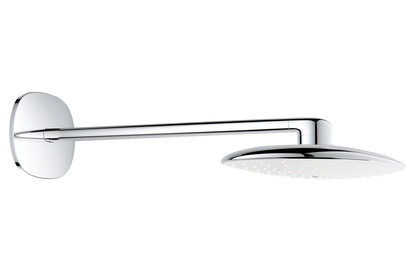 Верхний душ GROHE Rainshower 360 MONO с душевым кронштейном, 1 режим, 450 мм, хром (26450LS0)