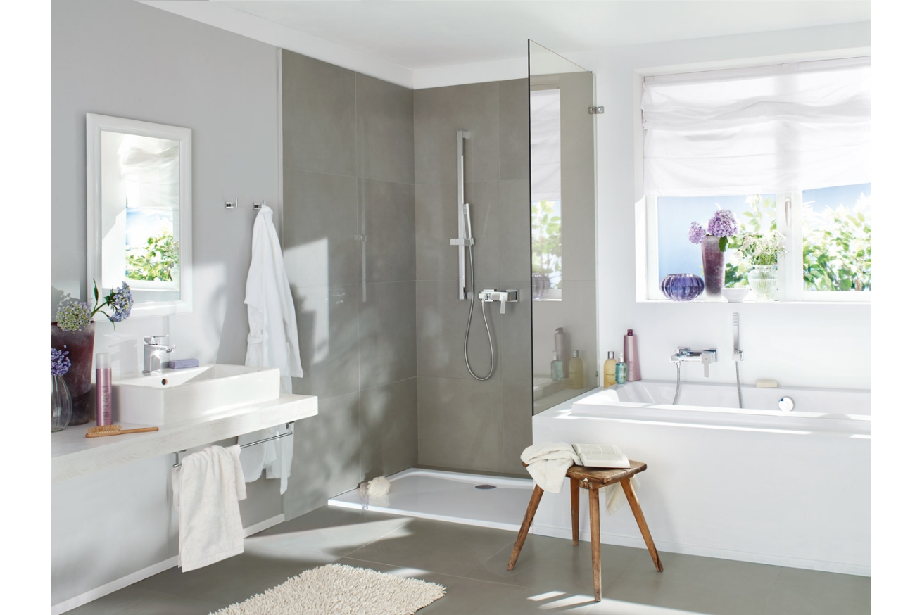 Душевой гарнитур GROHE Euphoria Cube Stick, 1 режим струи, душевая штанга 900 мм, 15 л/мин, хром (27700000)