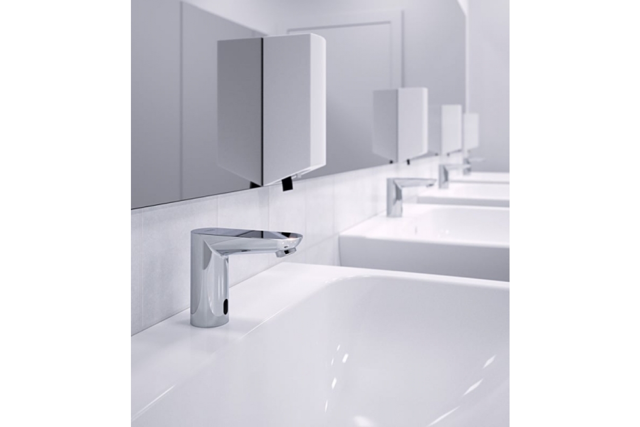 Кран для раковины GROHE Euroeco Cosmopolitan E инфракрасный, без функции смешивания, хром (36271000)