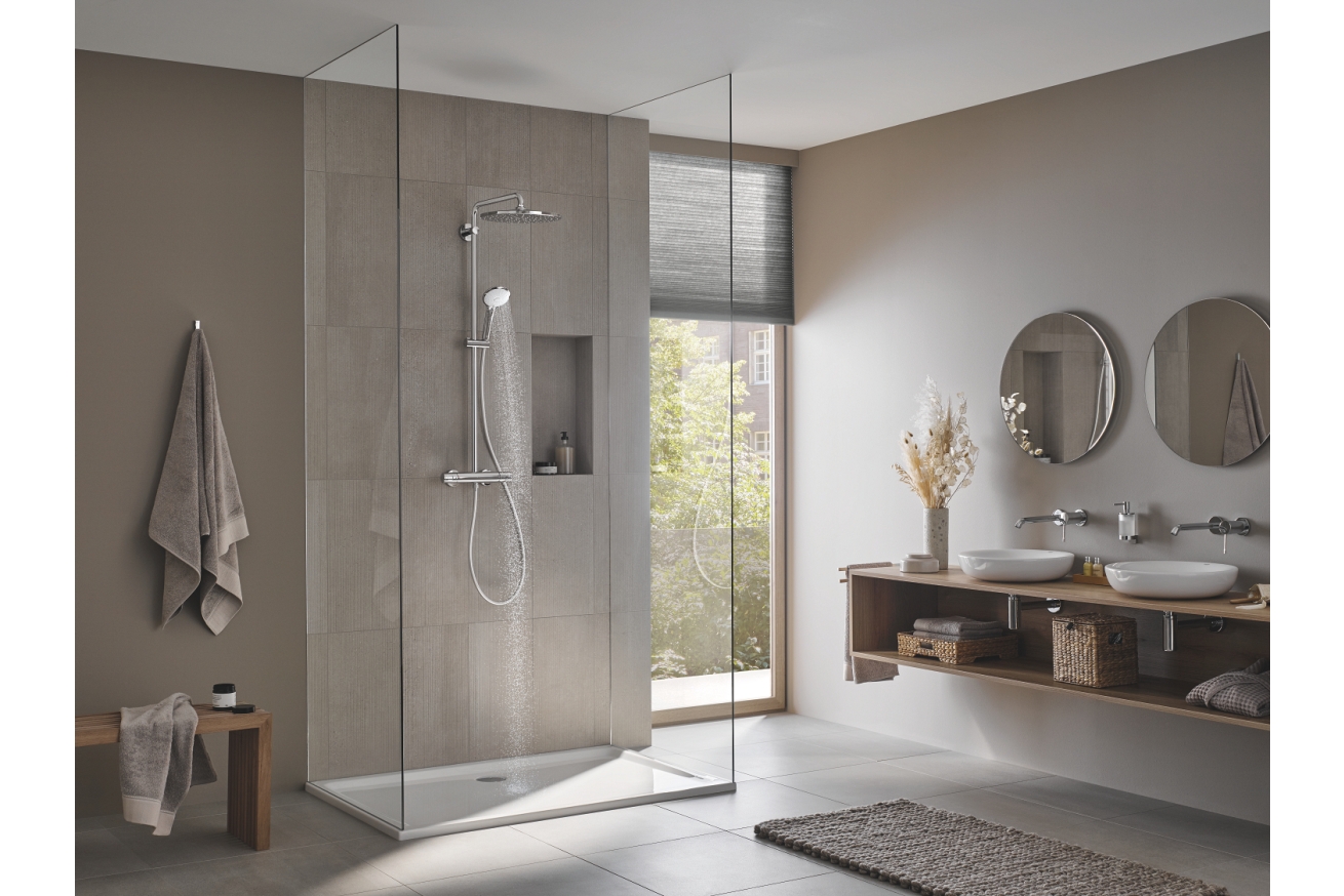 Душевая система GROHE Euphoria System 310 с термостатом для душа, хром (26075001)