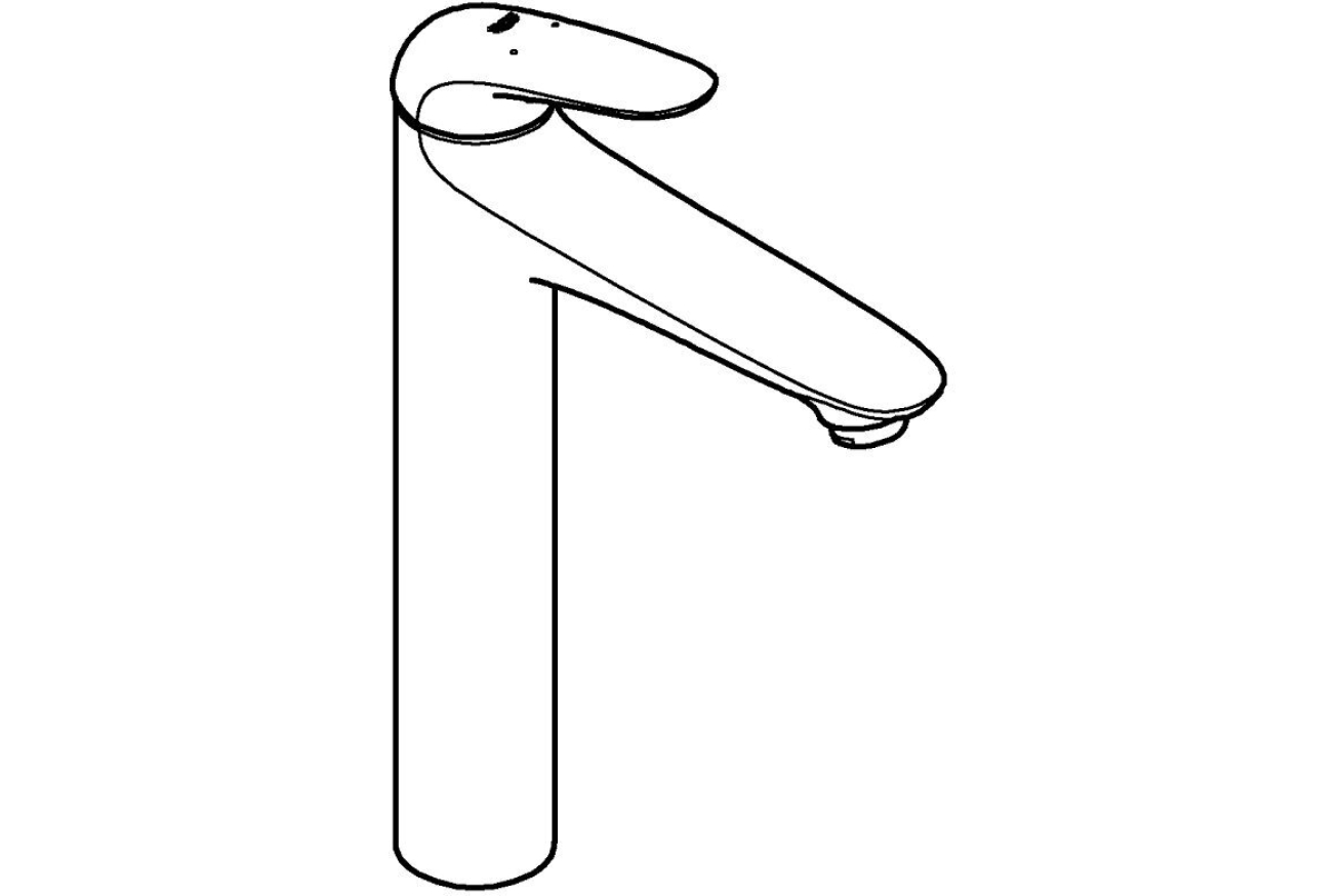 Смеситель для раковины GROHE Wave, хром (23585001)