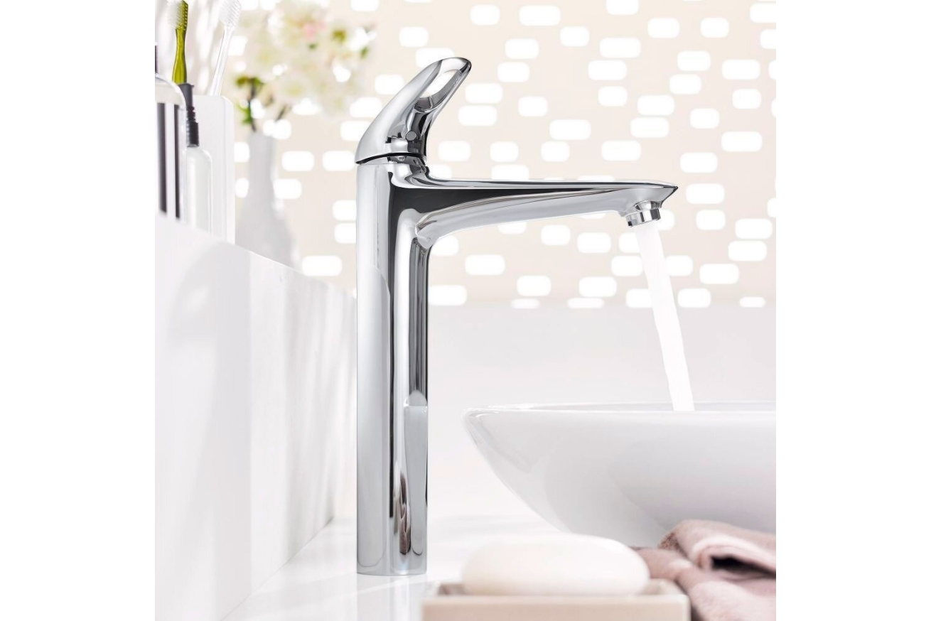 Смеситель для раковины GROHE Wave, хром (23585001)