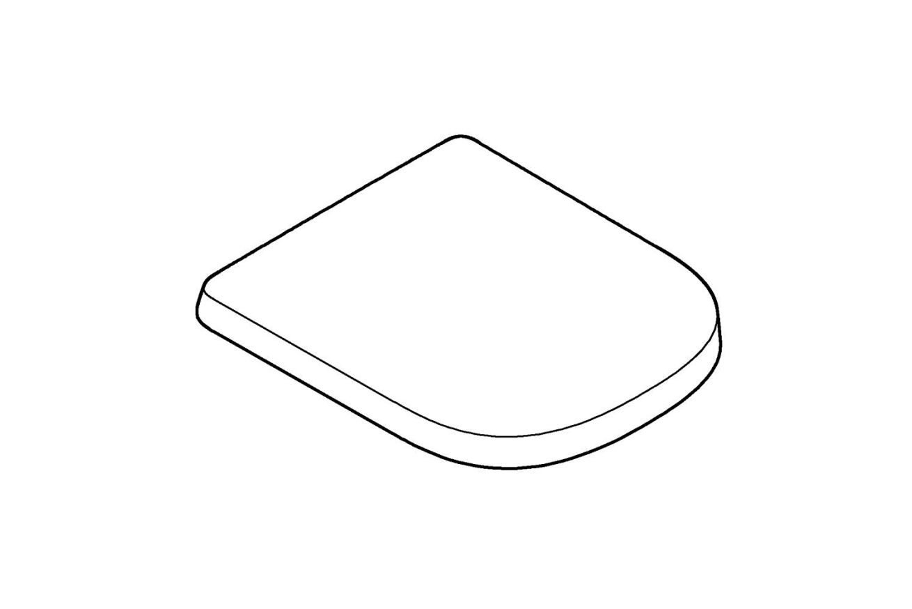 Сиденье для унитаза с микролифтом GROHE Euro Ceramic, альпин-белый (39330001)
