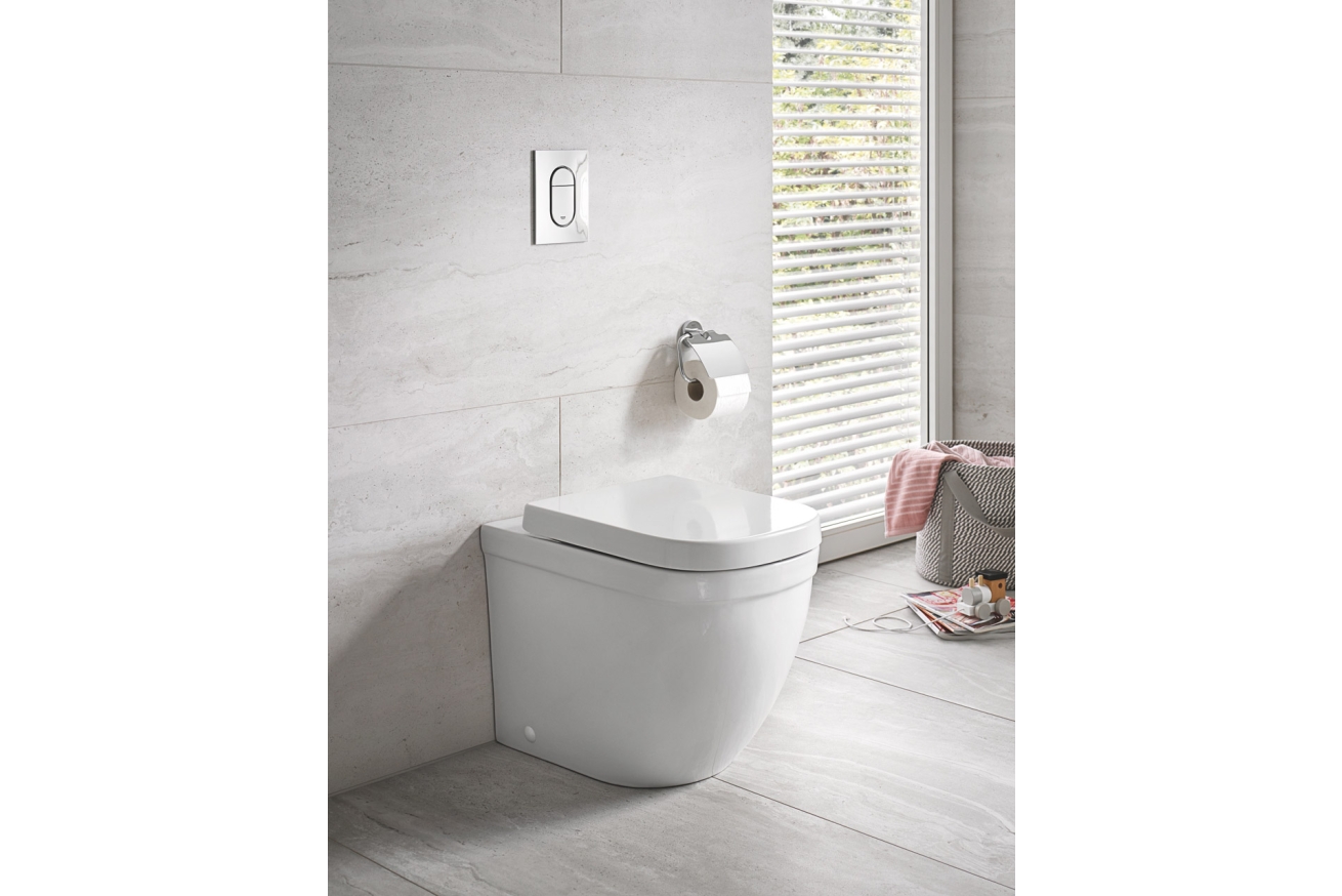 Сиденье для унитаза с микролифтом GROHE Euro Ceramic, альпин-белый (39330001)