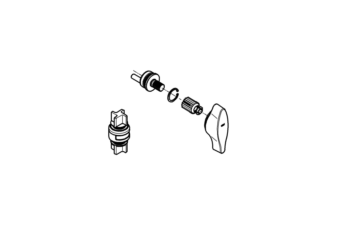 Переключатель GROHE (45048000)