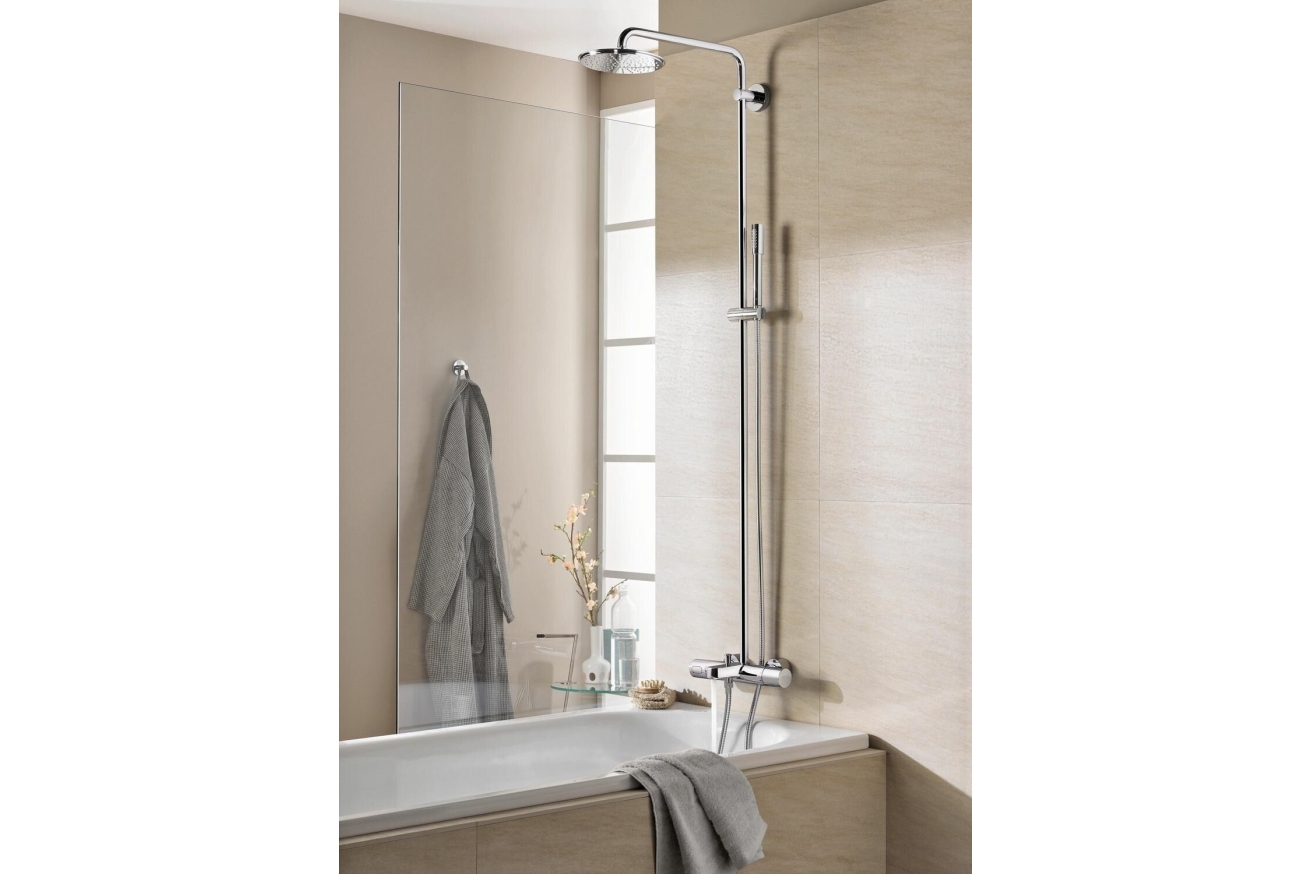 Верхний душ GROHE Rainshower Cosmopolitan 210, 9,5 л/мин, 1 режим, хром (28373000)
