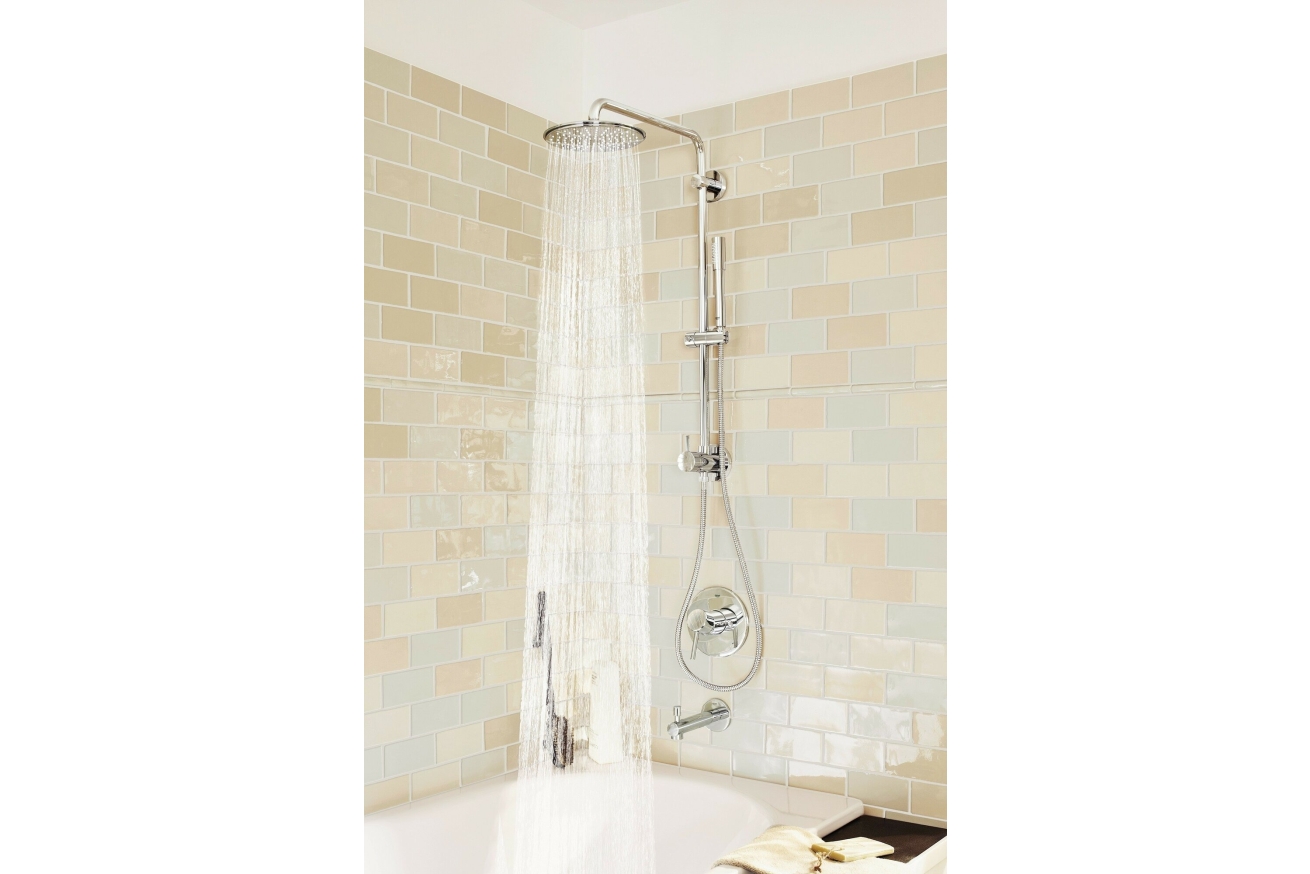Верхний душ GROHE Rainshower Cosmopolitan 210, 9,5 л/мин, 1 режим, хром (28373000)