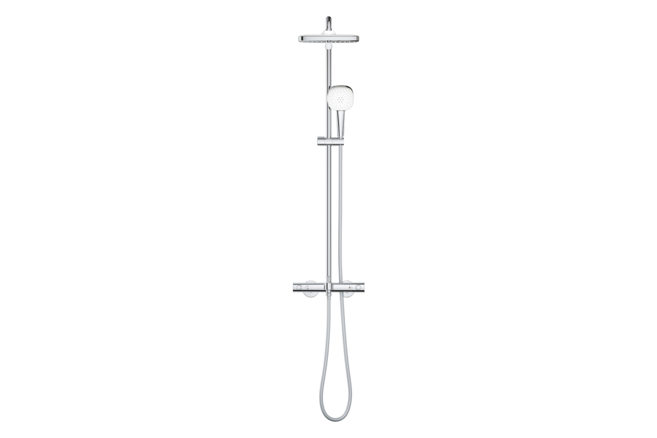 Душевая система GROHE Tempesta System 250 Cube с термостатом для ванны, хром (26975001)