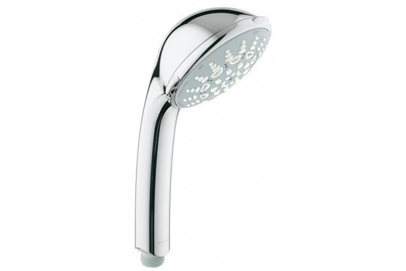 Душевой гарнитур GROHE Relexa Five 100, 5 режимов струи, душевая штанга 600 мм, 7,5 л/мин, хром (28964001)