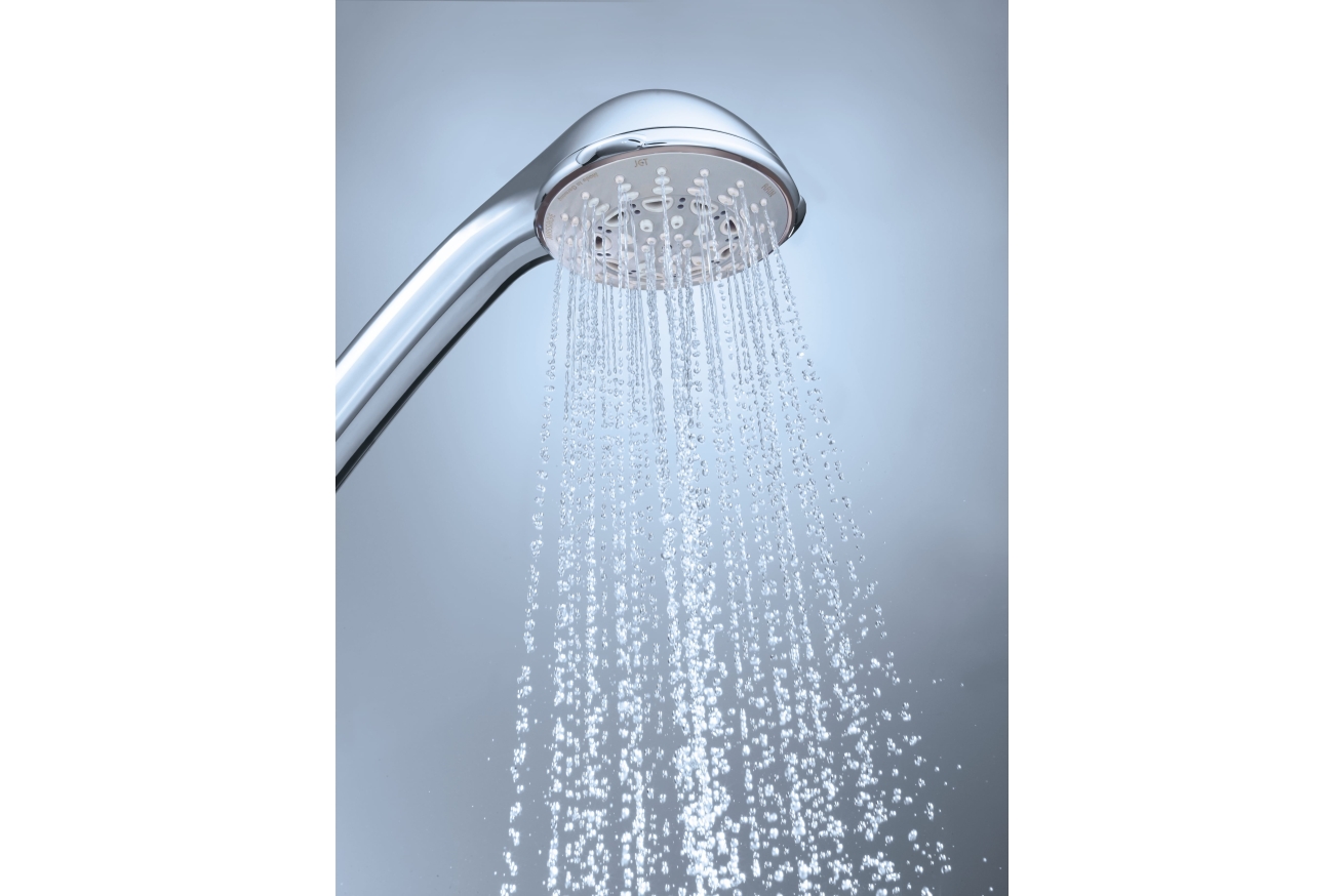 Душевой гарнитур GROHE Relexa Five 100, 5 режимов струи, душевая штанга 600 мм, 7,5 л/мин, хром (28964001)
