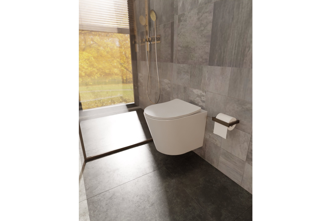 Комплект инсталляции GROHE 38775001 с унитазом AQUAme AQM2001 и сиденьем с микролифтом (NW0166)