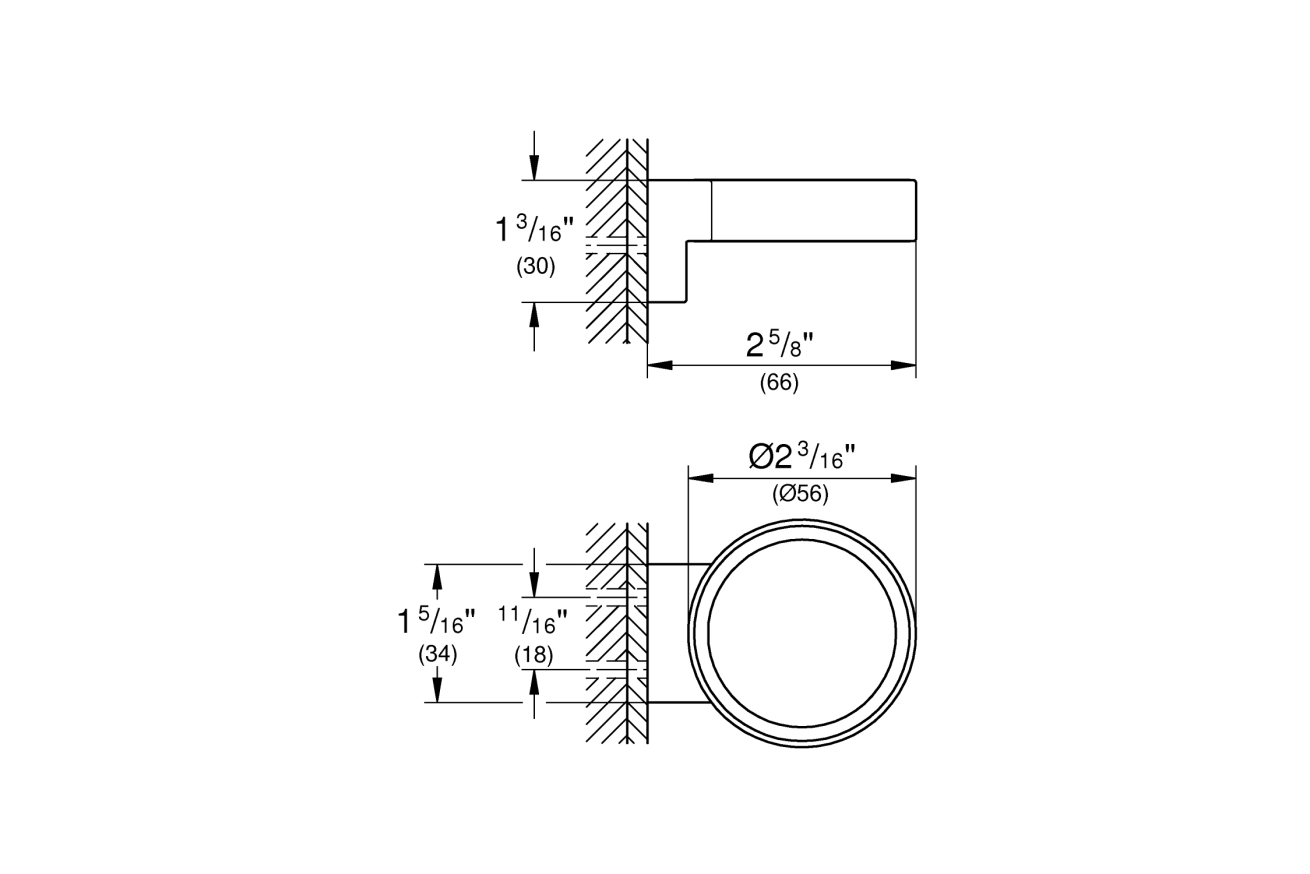 Держатель для стакана GROHE Selection, темный графит глянец (41027A00)