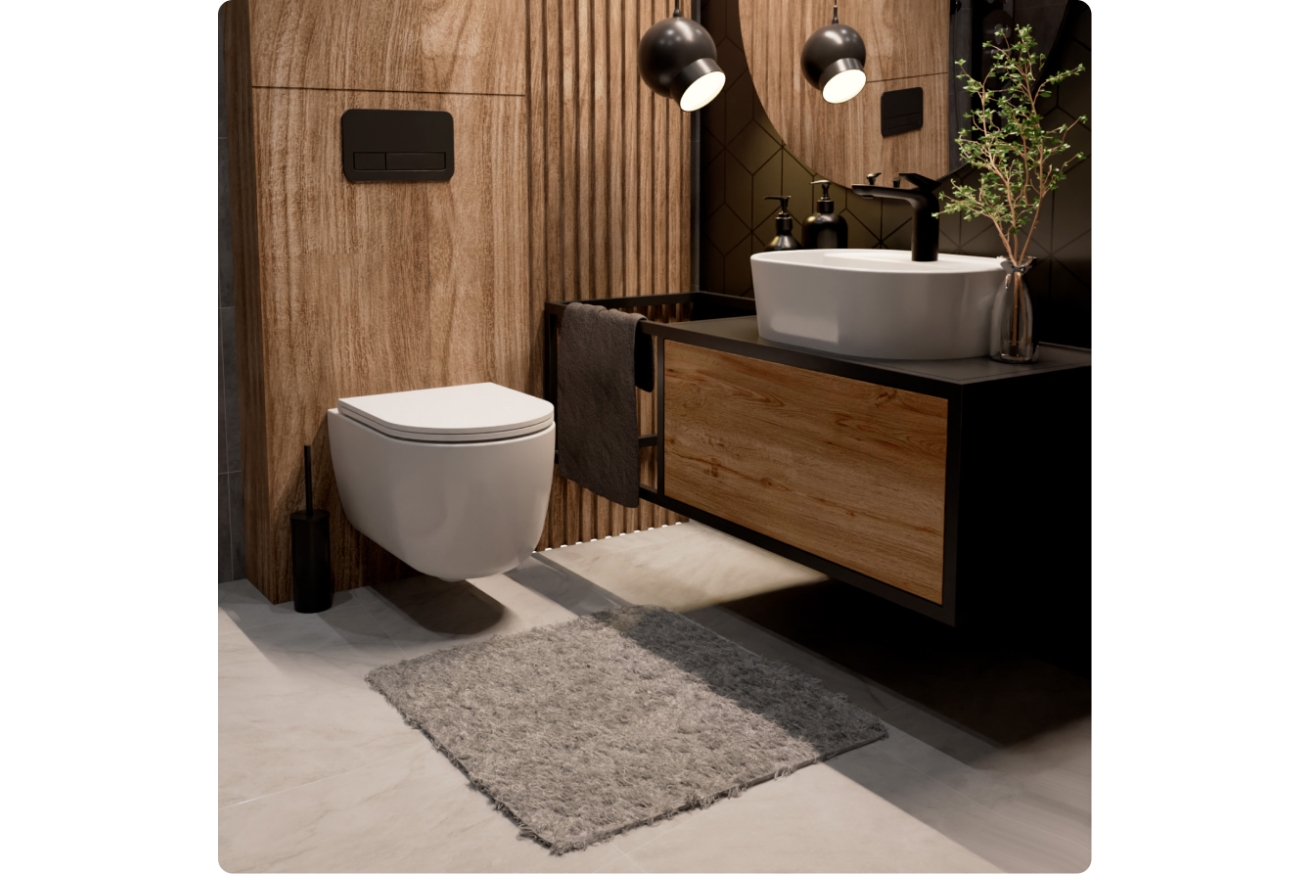 Комплект инсталляции GROHE Solido 38811KF0 с унитазом AQUAme AQM2013PRO и сиденьем с микролифтом, смыв Invisible (NW0304)