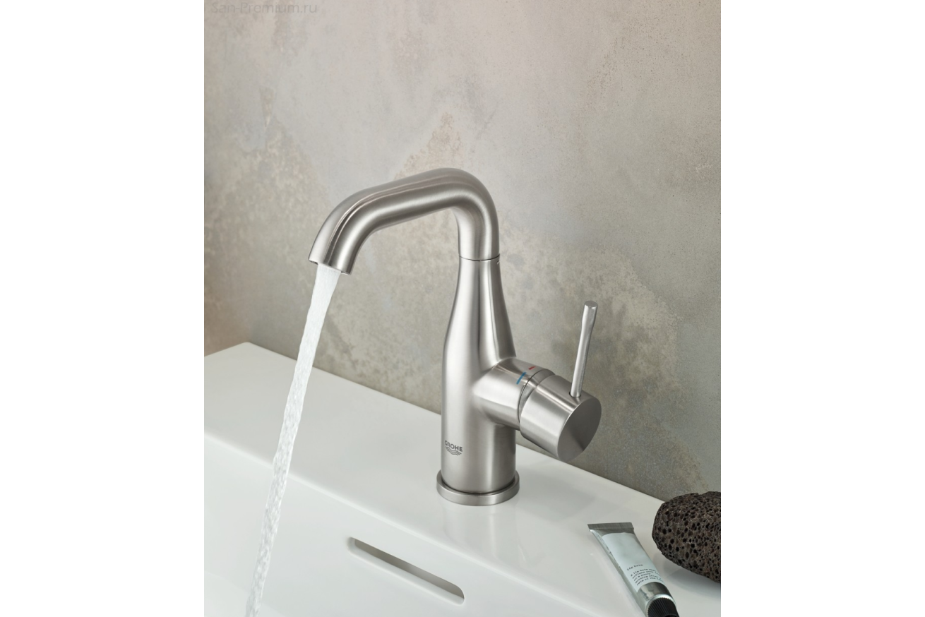Смеситель для раковины GROHE Essence с донным клапаном, M-size, хром (23798001)