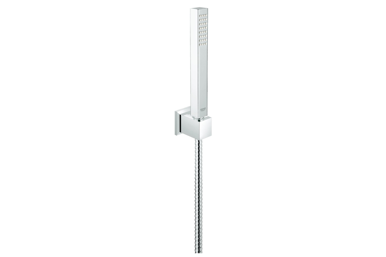 Душевой набор GROHE Euphoria Cube+ Stick, 1 режим, 1500 мм, 9,5 л/мин, хром (27889000)