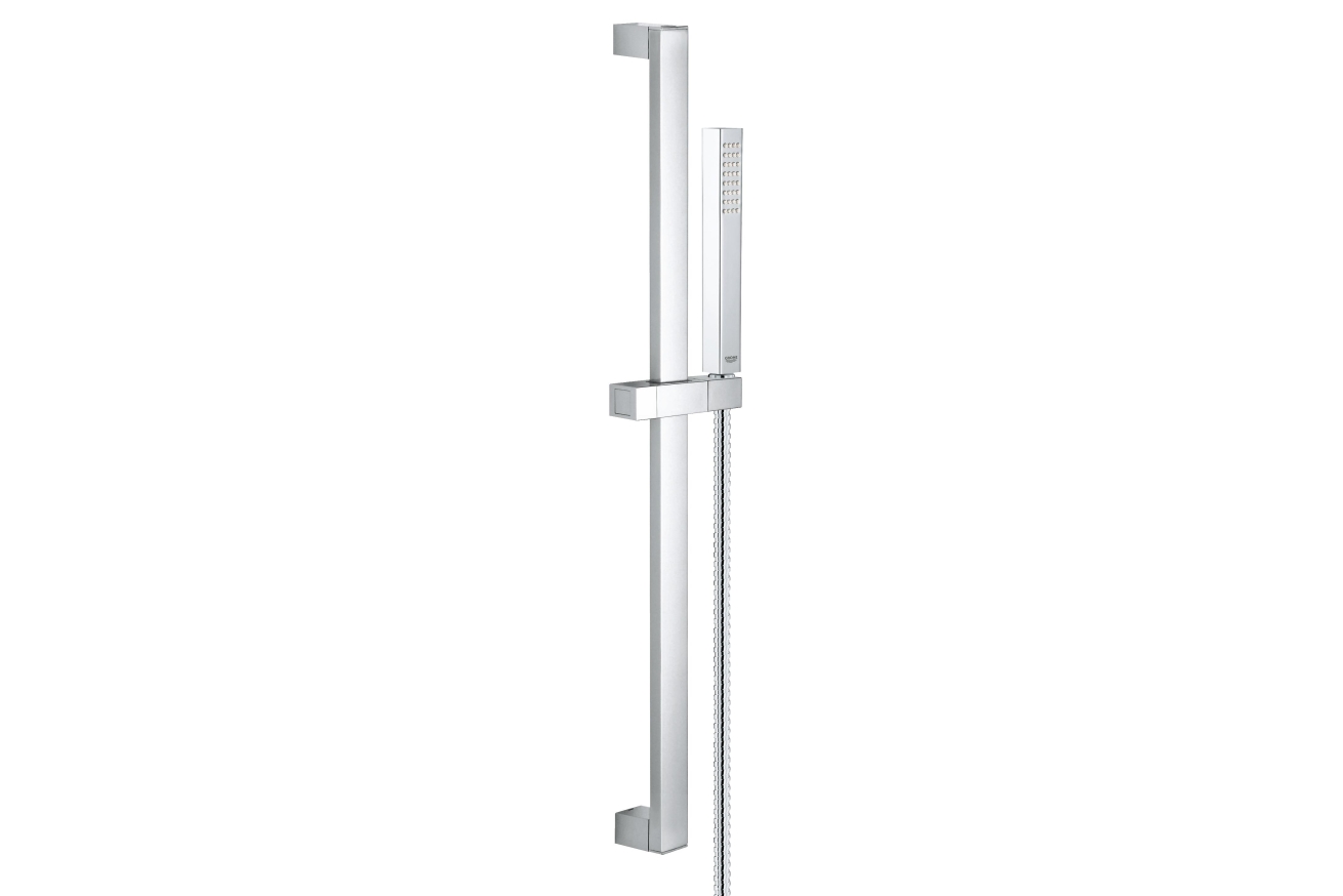 Душевой гарнитур GROHE SPA Euphoria Cube+ Stick, 1 режим струи, душевая штанга 600 мм, 9,5 л/мин, хром (27891000)