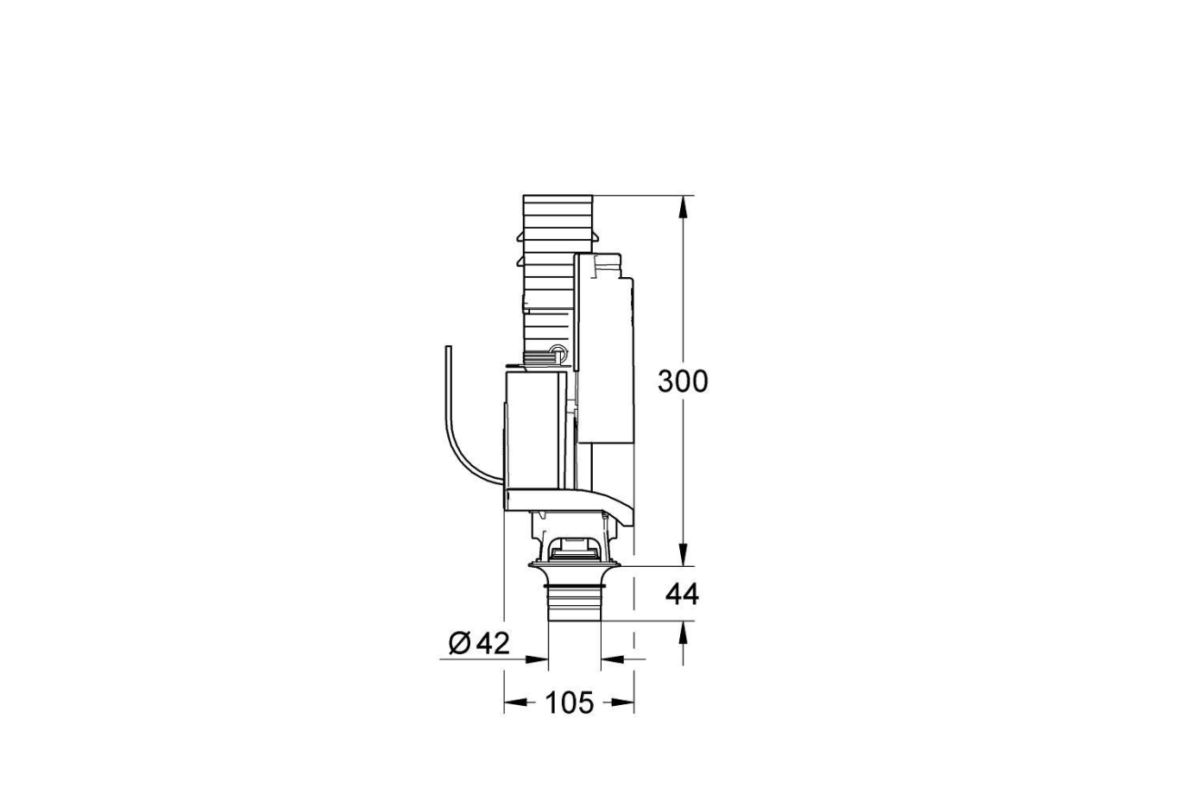 Смывной клапан GROHE для GD2 (38736000)