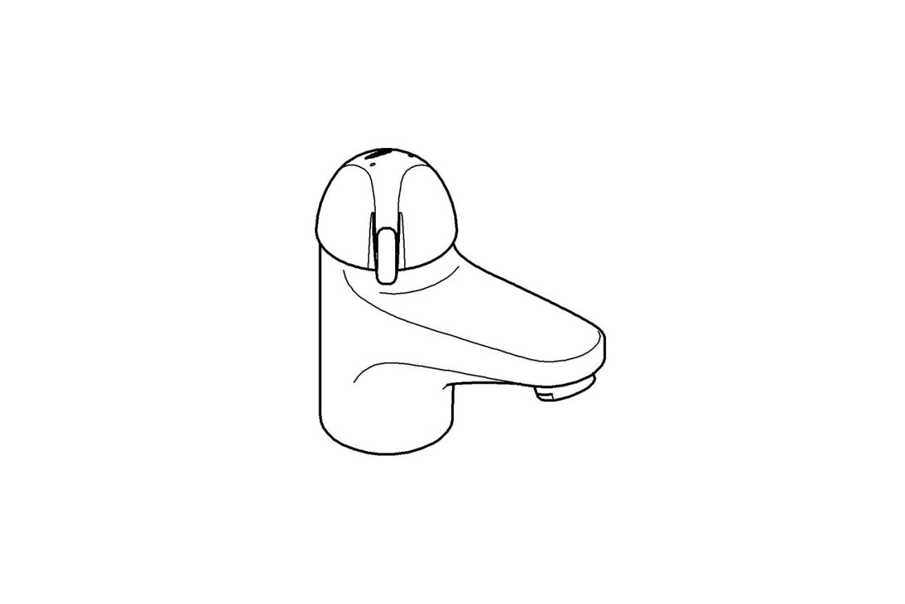 Смеситель для раковины GROHE Euroeco Special безопасный, хром (32789000)