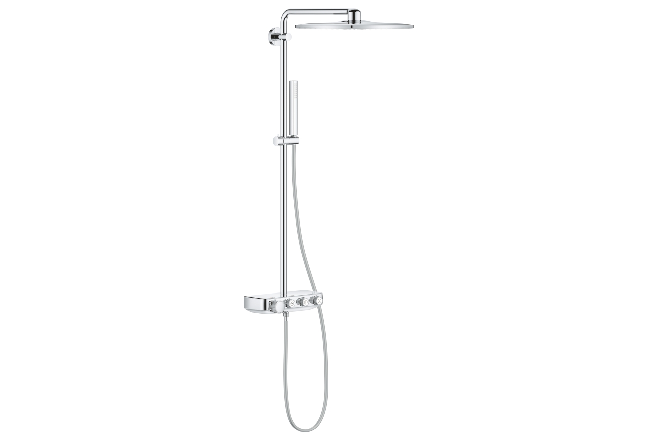Душевая система GROHE Euphoria SmartControl System 310 Cube Duo с термостатом для душа, хром (26508000)
