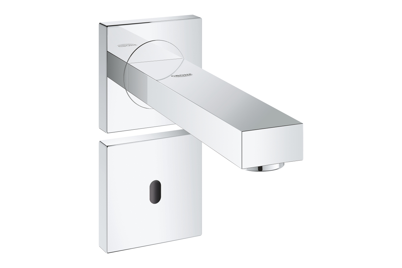 Внешняя часть крана для раковины GROHE Eurocube E инфракрасный, без функции смешивания, питание от сети 230V, хром (36442000)