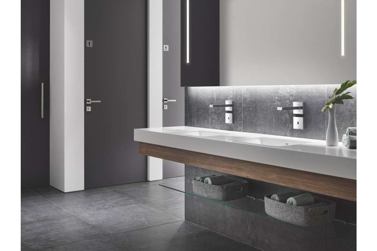 Внешняя часть крана для раковины GROHE Eurocube E инфракрасный, без функции смешивания, питание от сети 230V, хром (36442000)