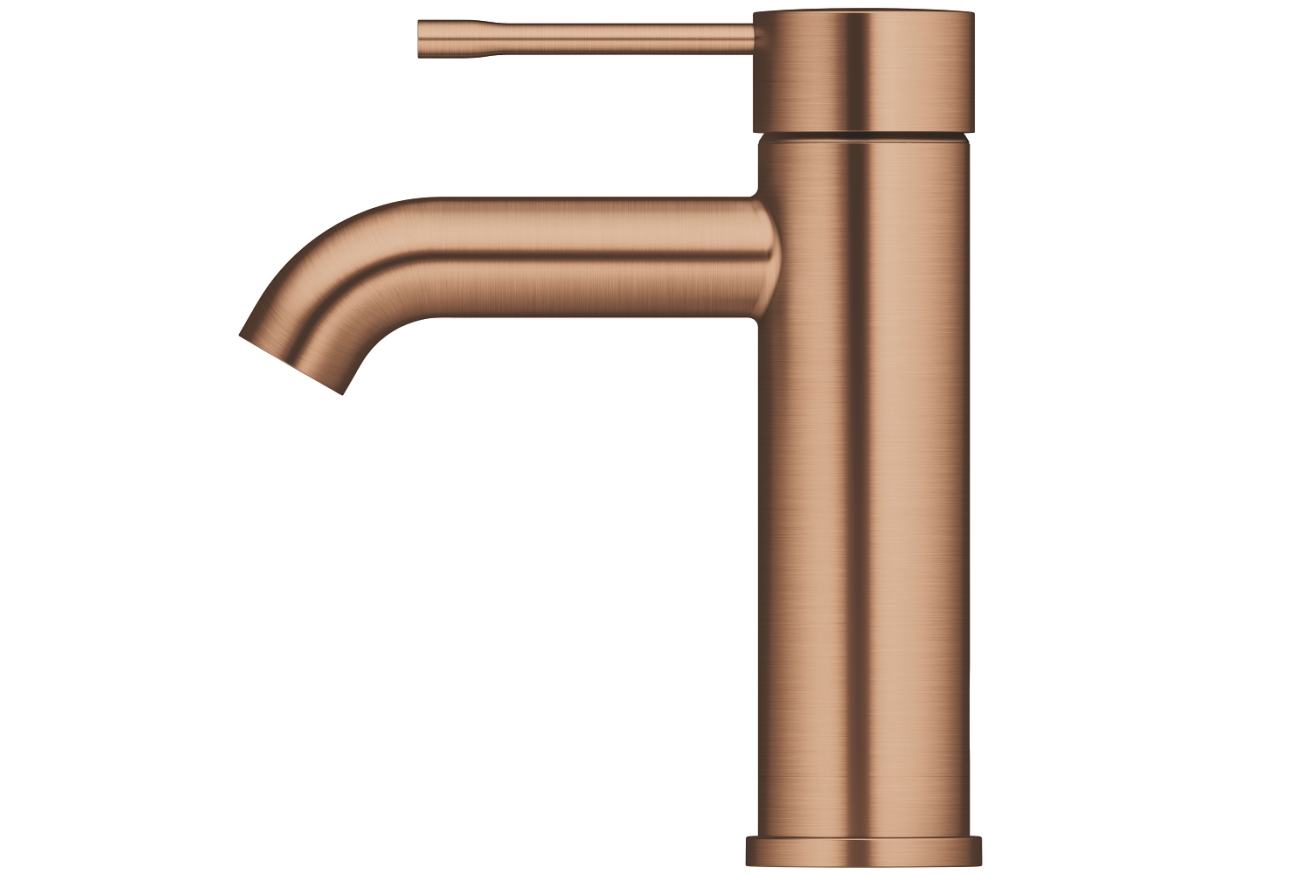Смеситель для раковины GROHE Essence с донным клапаном, S-size, теплый закат матовый (24171DL1)