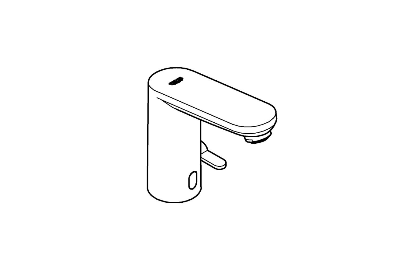 Смеситель для раковины GROHE Eurosmart Cosmopolitan E инфракрасный, хром (36327001)
