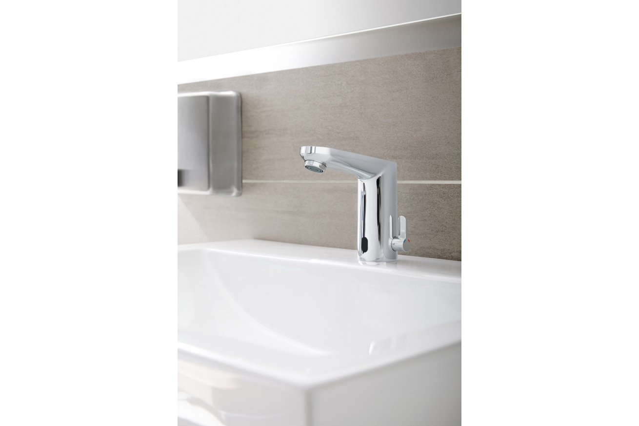 Смеситель для раковины GROHE Eurosmart Cosmopolitan E инфракрасный, хром (36327001)