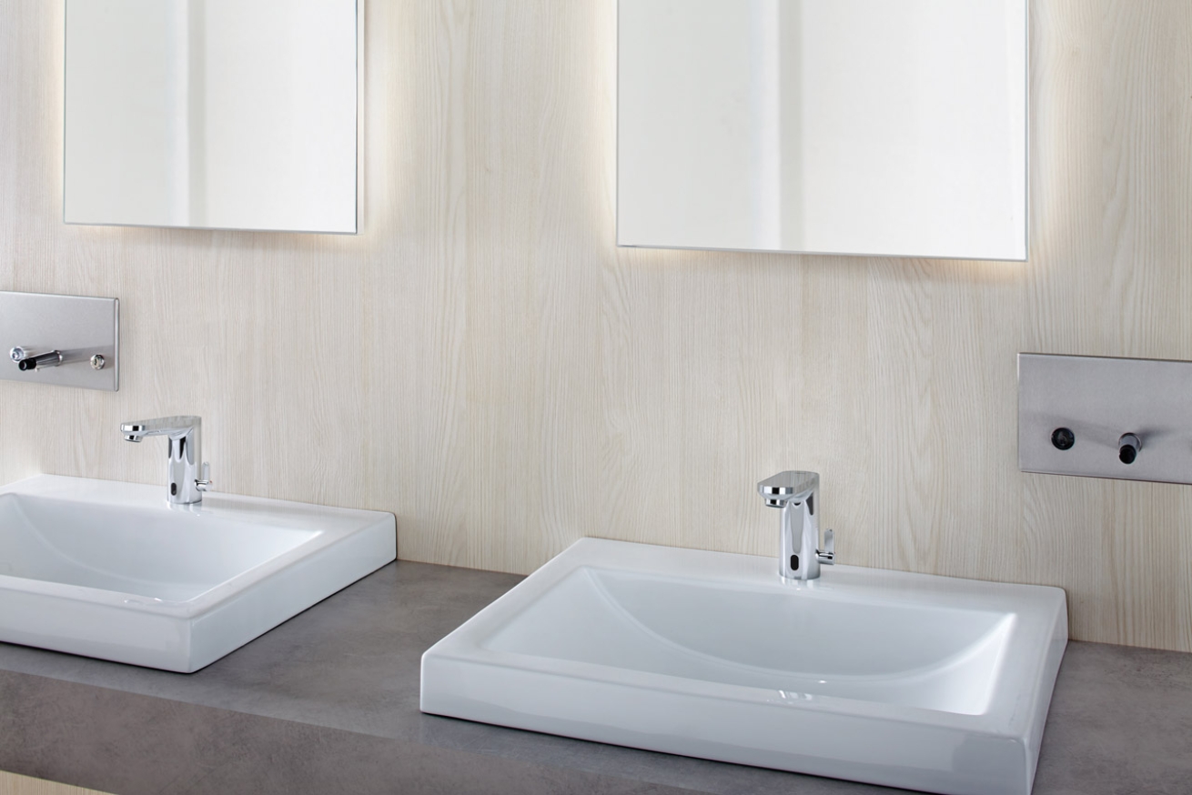 Смеситель для раковины GROHE Eurosmart Cosmopolitan E инфракрасный, хром (36327001)