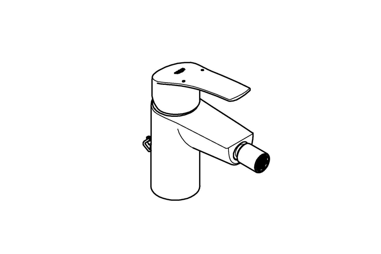Смеситель для биде GROHE Eurosmart, S-size, хром (32927003)