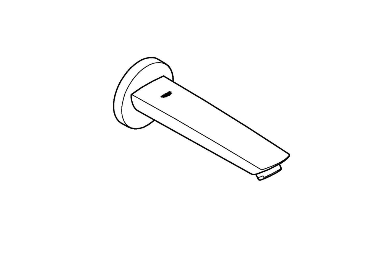 Излив для ванны GROHE Eurosmart, хром (13448003)