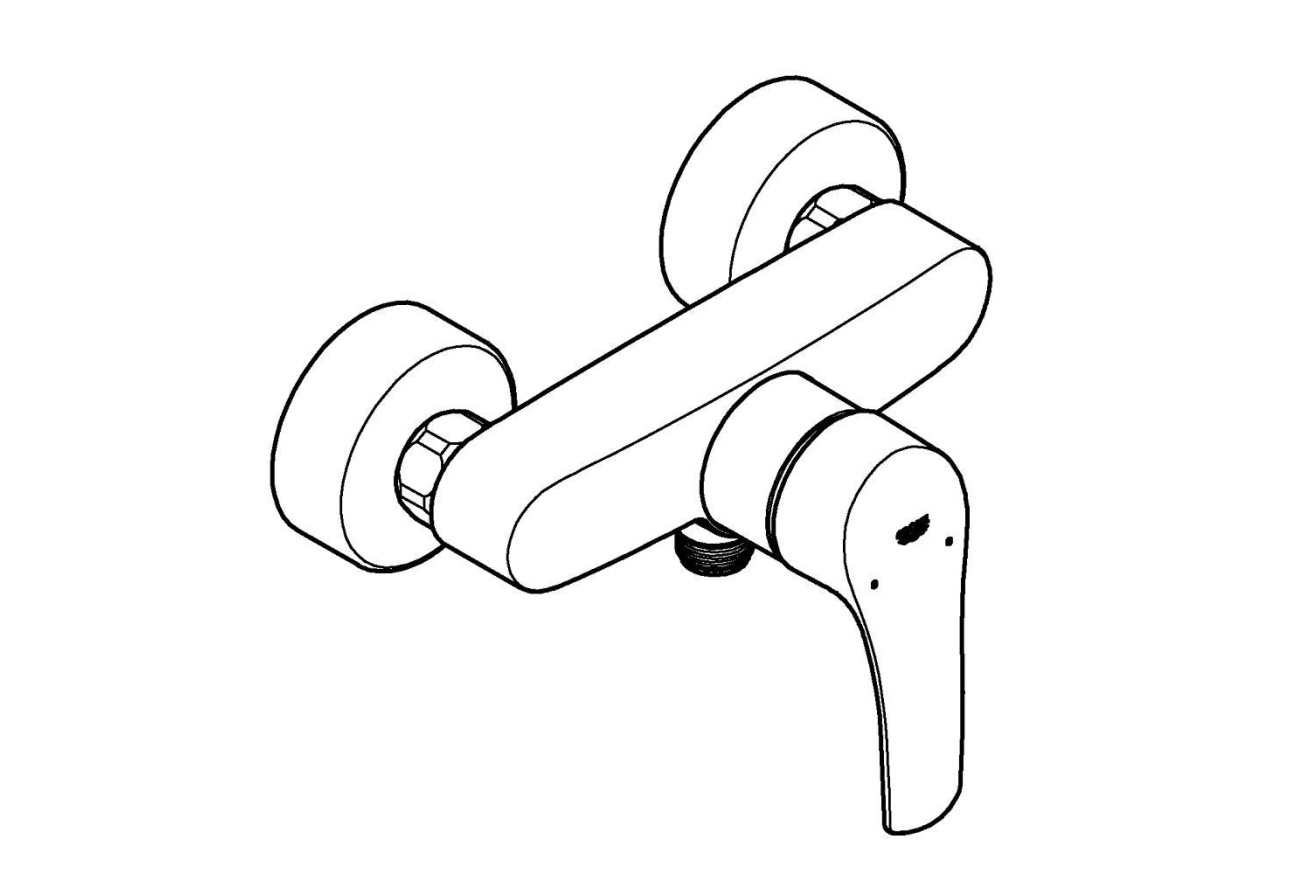 Смеситель для душа GROHE Eurosmart, хром (33555003)