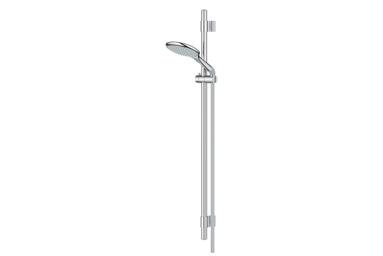 Душевой гарнитур GROHE Rainshower Solo 150, 2 режима струи, душевая штанга 900 мм, хром (27273001)