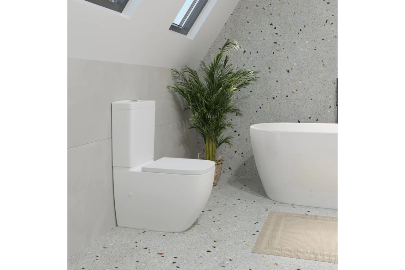 Унитаз-компакт с бачком и сиденьем микролифт GROHE Clova, альпин-белый (39909000)