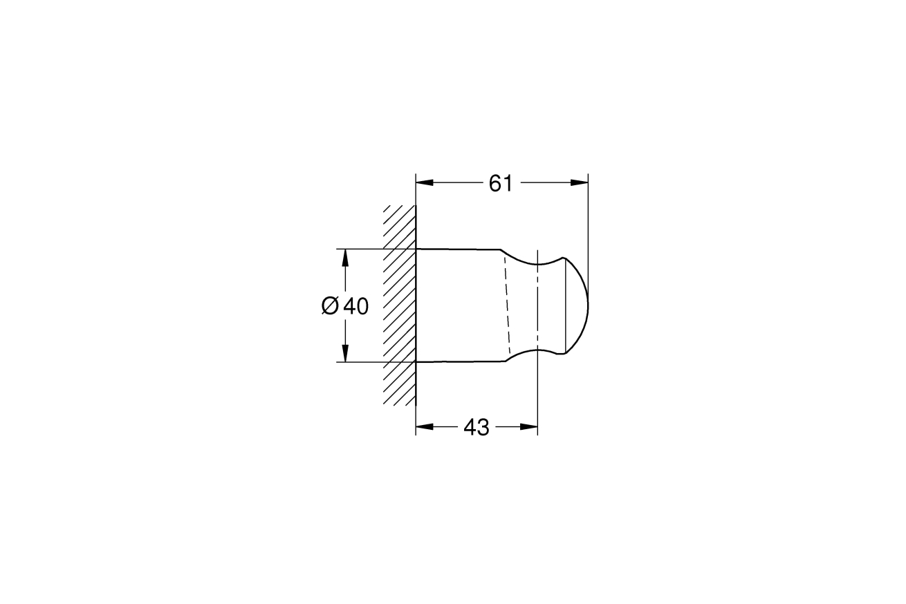 Набор для гигиенического душа GROHE Tempesta-F Trigger Spray 30, 1000 мм, хром (26352000)