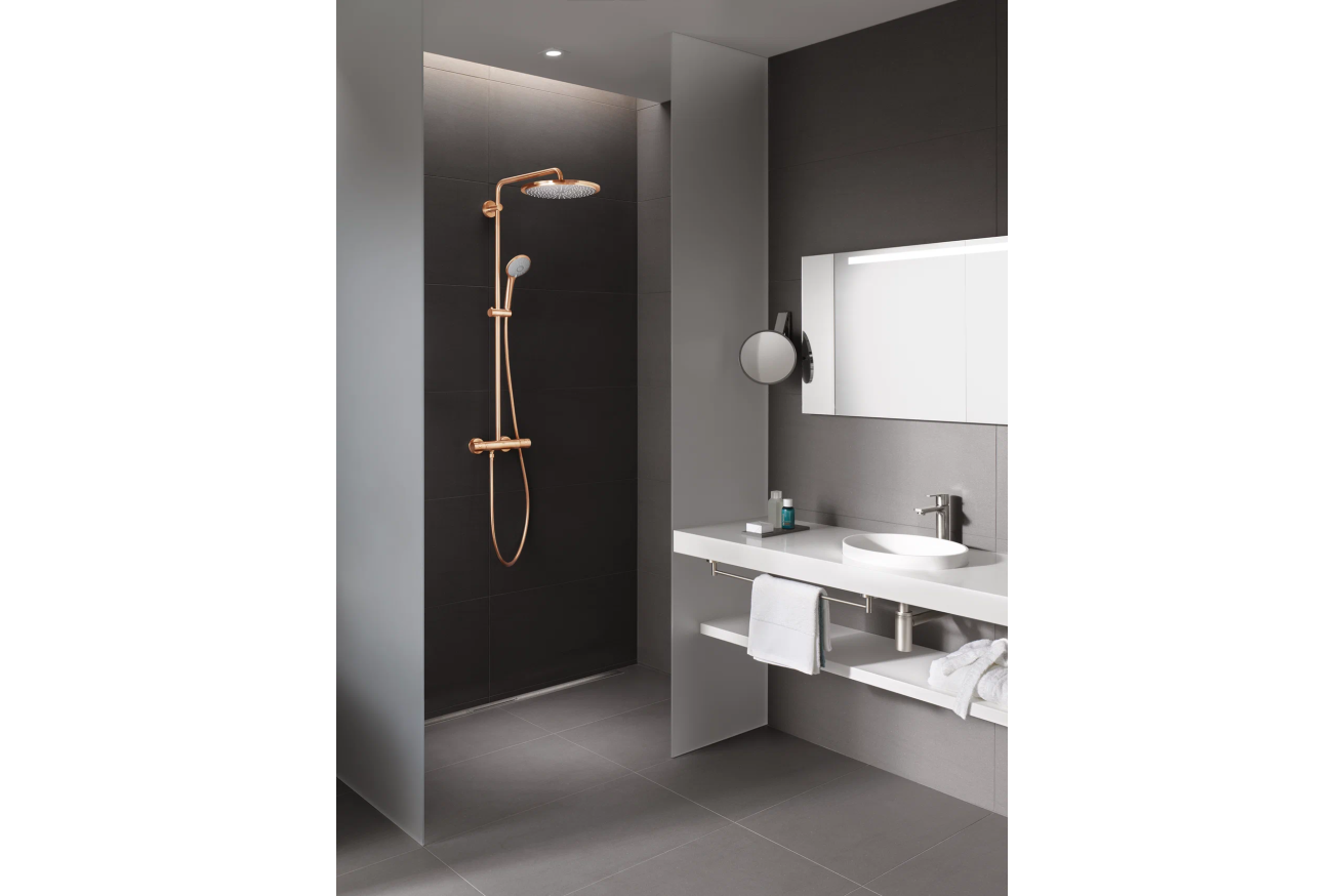 Душевая система GROHE Euphoria System 310 с термостатом для душа, теплый закат глянец (26075DA0)