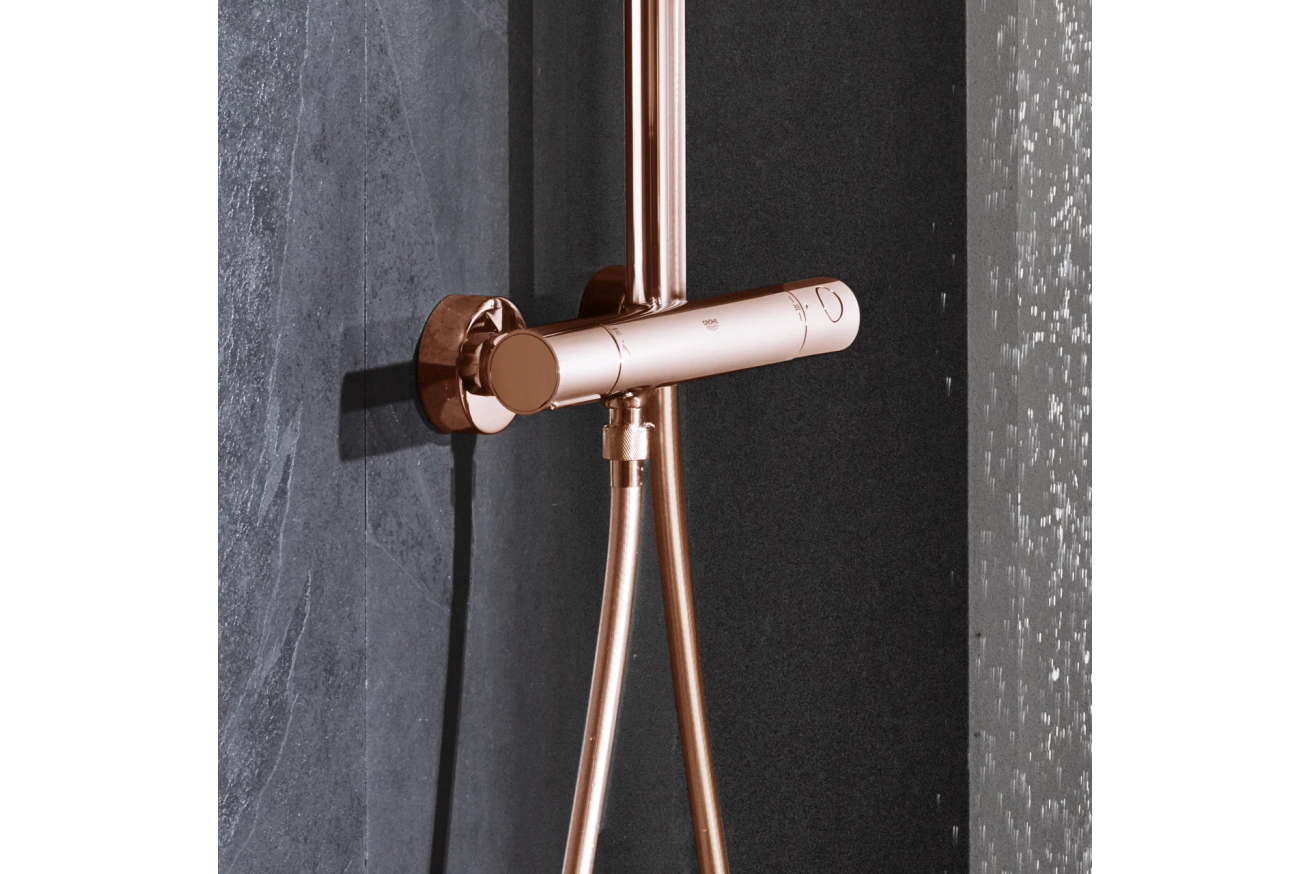 Душевая система GROHE Euphoria System 310 с термостатом для душа, теплый закат глянец (26075DA0)