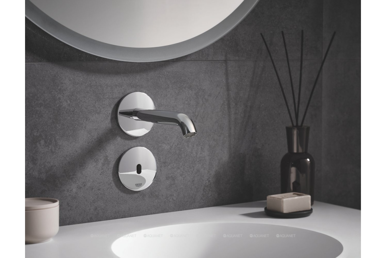 Внешняя часть крана для раковины GROHE Essence E инфракрасный, без функции смешивания, питание от сети 230V, хром (36447000)